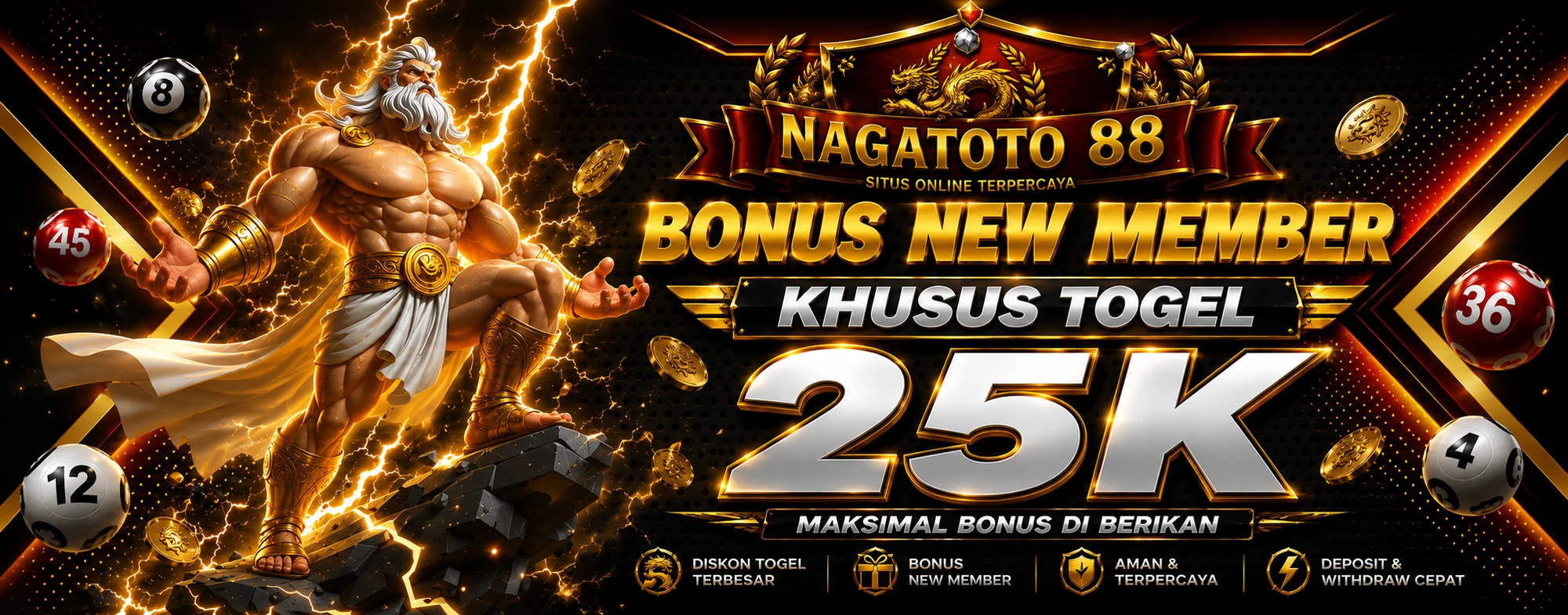 BONUS NEW MEMBER 10% ( KHUSUS TOGEL)