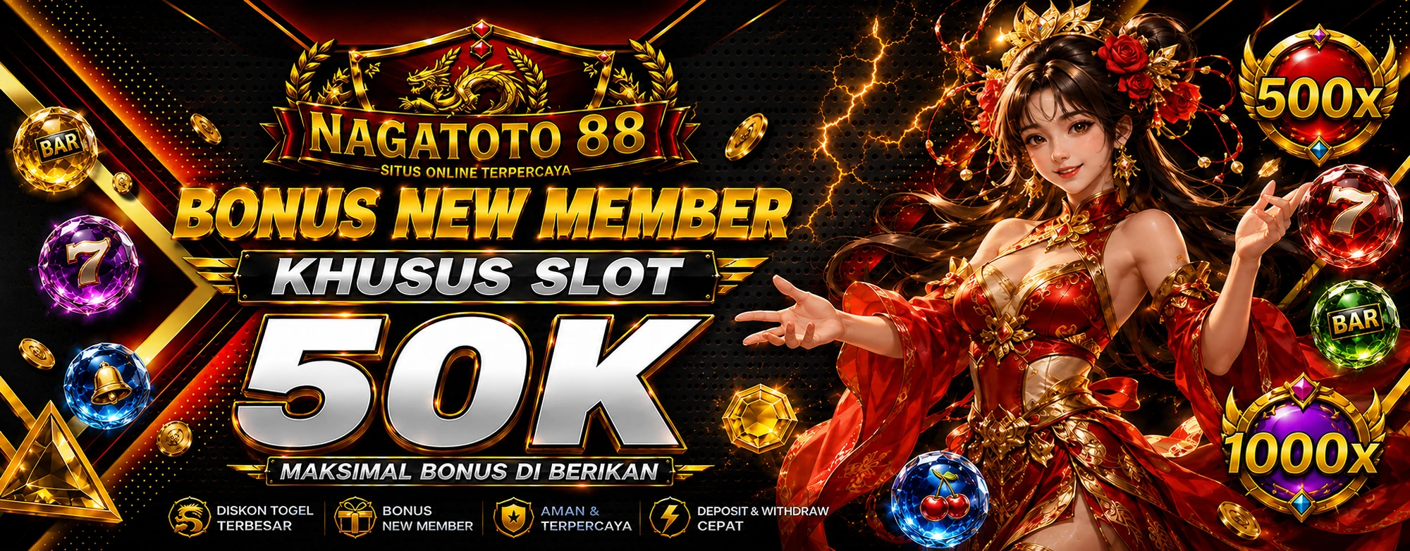 BONUS NEW MEMBER 25% ( KHUSUS SLOT )